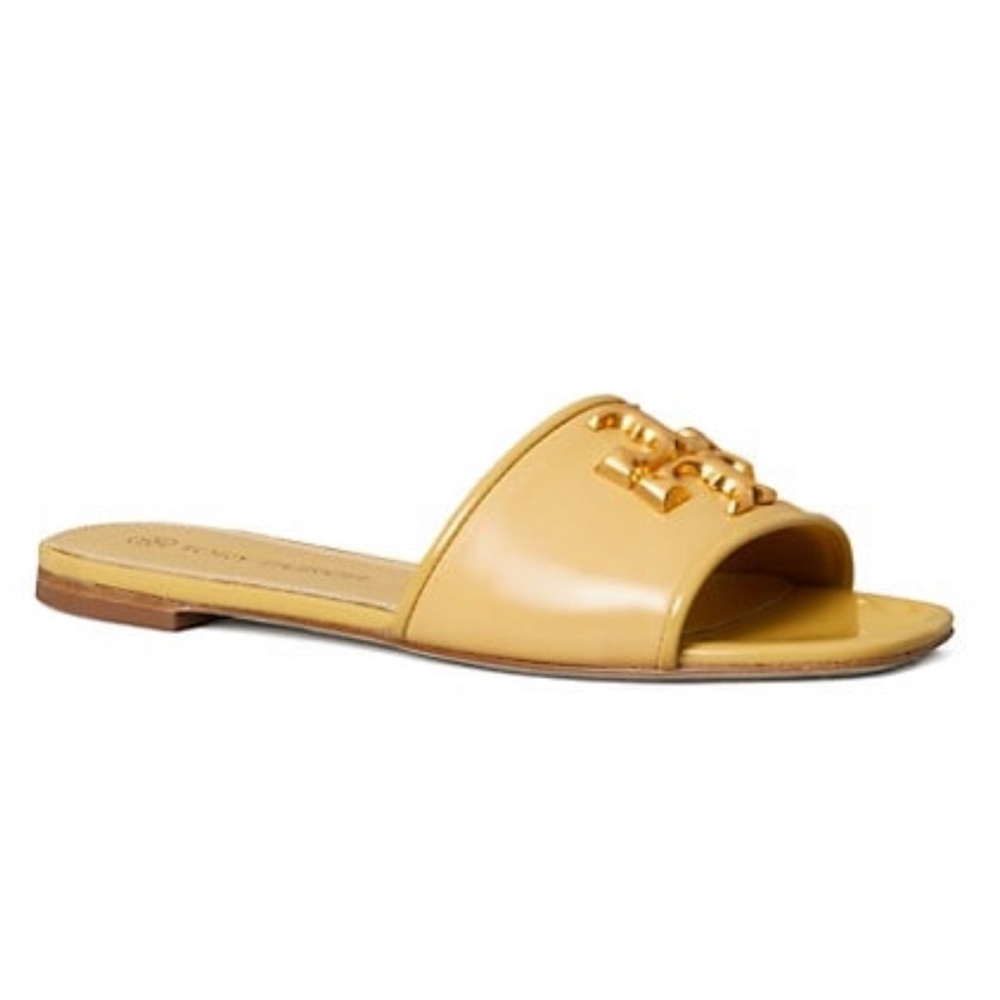 💯% AUTHENTIC Tory Burch Eleanor Leather Slides